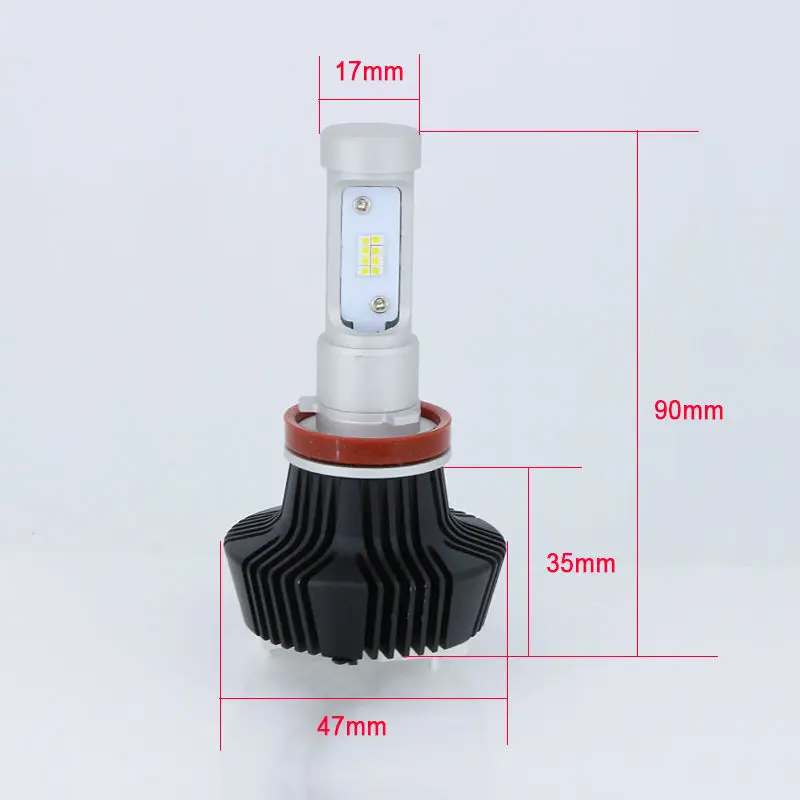 2xnew 16000LM авто Led с переключением между дальним и фары свет лампы Conversion Kit H11 H8