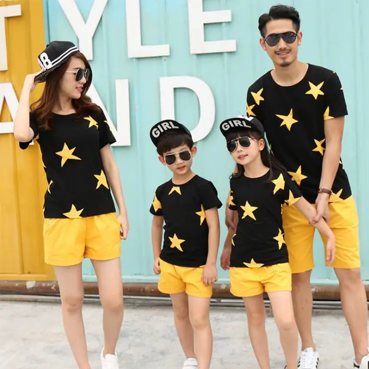 2 шт. хлопковая Футболка с принтом принтом|family matching|family matching clothesmatching clothes |