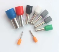 100pcs e1518 electric terminal connector tube insulated sleeve screw cable wire 1 0mm ve1518 cable crimps ferrules