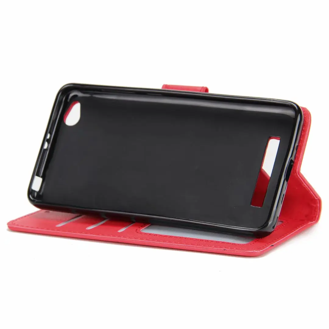 hot Leather Phone Case For Xiao Mi Redmi Note4 Note4X Wallet Stand Mobile Cover Xiaomi 4A 4X Cases | Мобильные телефоны и