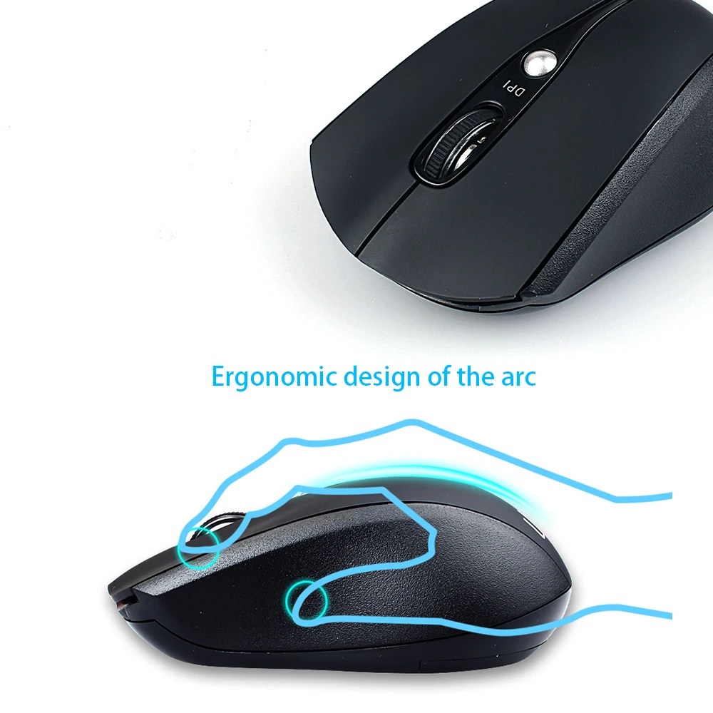 Ухуру Беспроводной 2.4 г компактный тонкий полный Размеры клавиатура Мышь комбо с