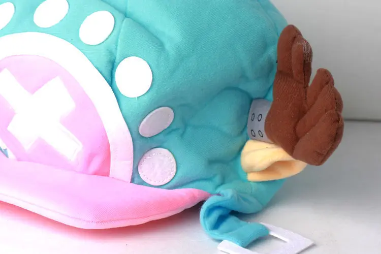 Цельный Тони Чоппер аниме косплей Кепка розовая и синяя плюшевая шляпа Версия 2 |