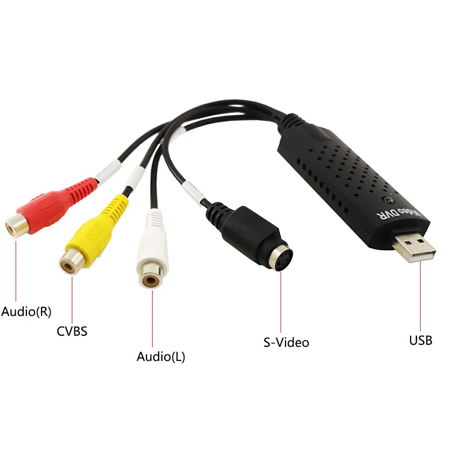 Адаптер USB 2 0 для захвата видео ТВ DVD VHS аудио S конвертер с поддержкой Win7/XP/Vista|converter