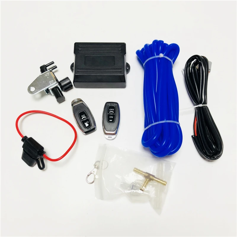 Комплект клапанов управления выхлопным газом автомобиля с вырезом вакуумного