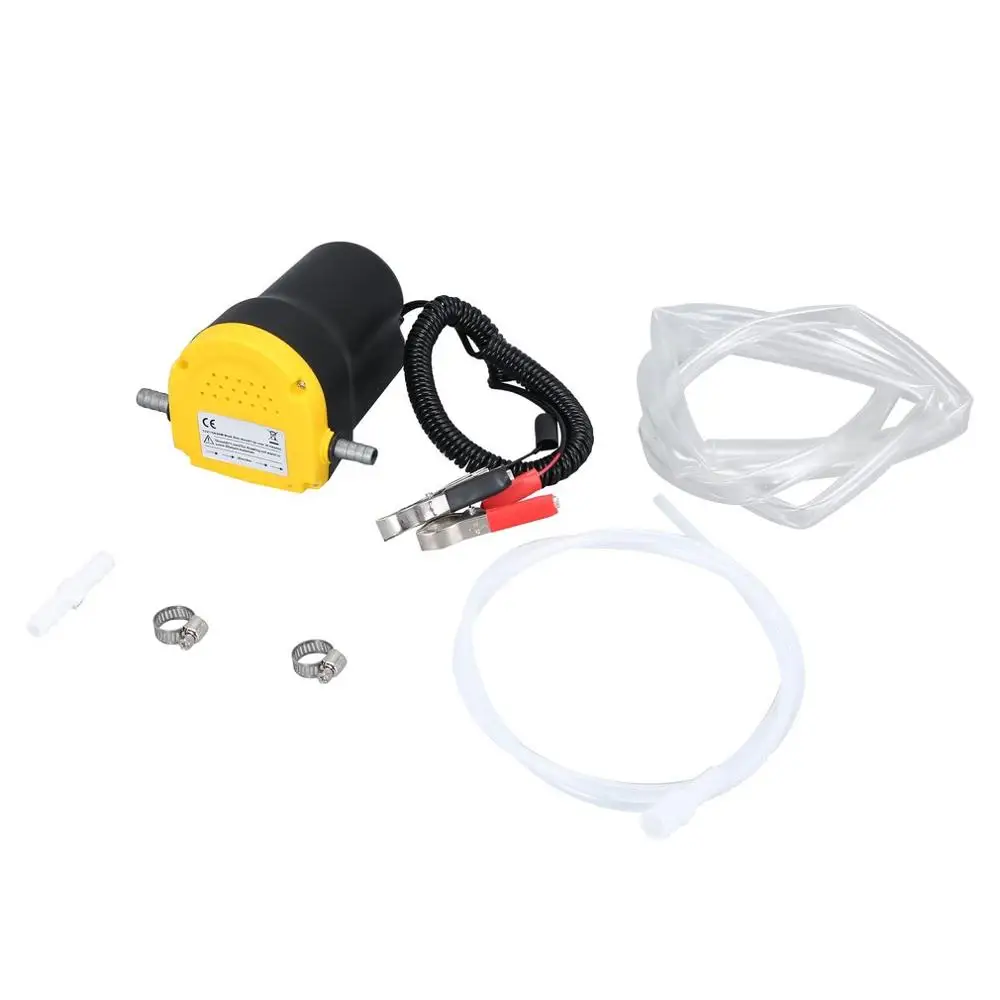 New 12V Car Engine Oil Pump Motor Fuel Oil Extractor Scavenge Suction Transfer Pump with Hose for Auto Car Boat Motorbike Truck