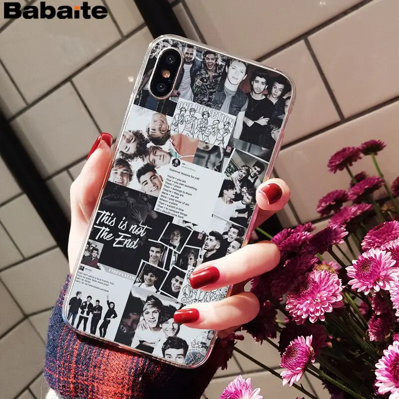 

Babaite One Direction Diy Luxury High-end Protector phone cover for iPhone 8 7 6 6S Plus X XS max 10 5 5S SE XR Coque Shell