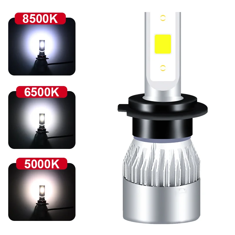 ROADOT 2x Mini H7 светодиодные лампы для автомобильных фар H4 H11 H8 9006 H1 9005 6500K 8500K