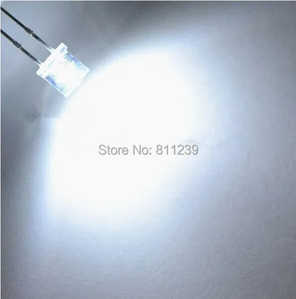 5 мм плоская головсветодиодный LED Clear ярко светодиодный светодиод