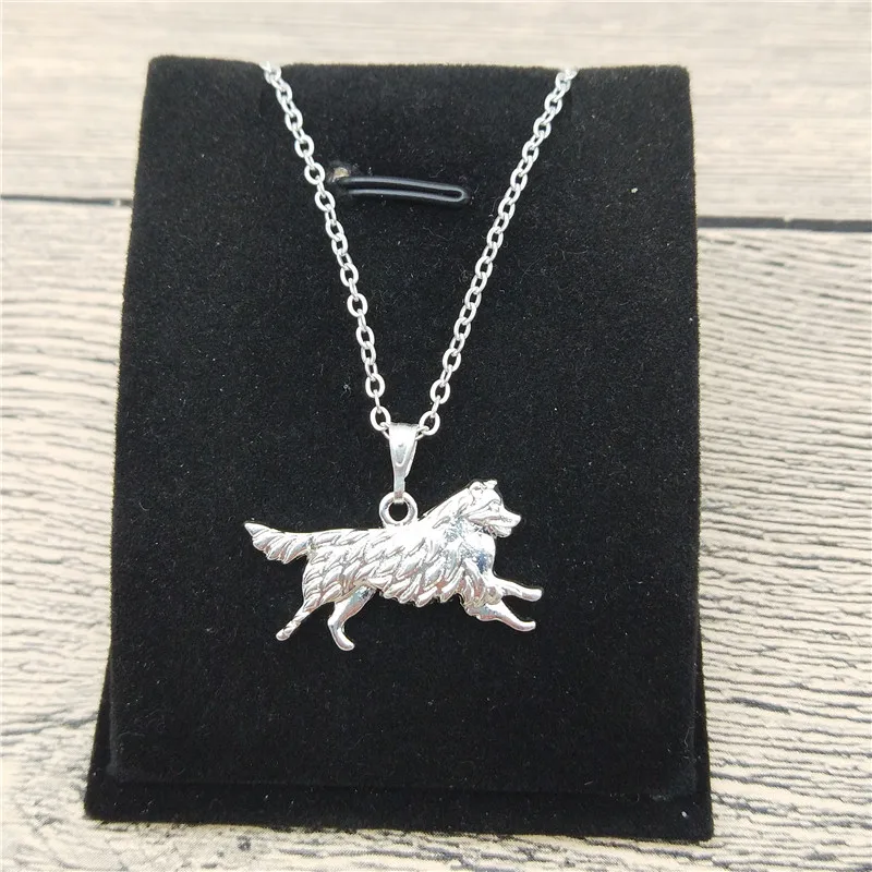 

New Australian Shepherd Necklace Trendy Style Pet Dog Pendant Necklace Women Fashion Pet Jewellery Animal Dog Jewellery