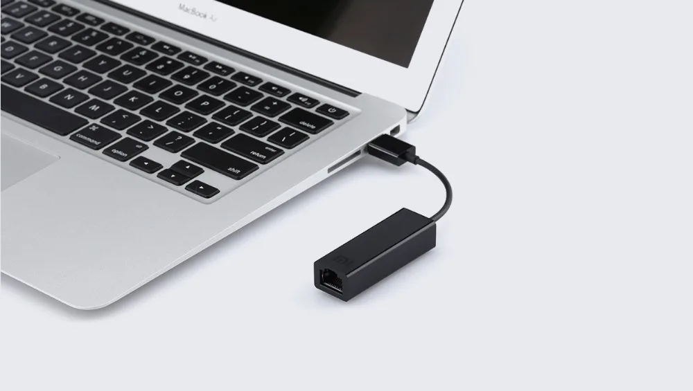 Xiaomi USB 2,0 Ethernet адаптер 10 Мбит/с/100 Мбит/с мегабит RJ45 сетевой адаптер LAN адаптер для tv BOX 3 ноутбука