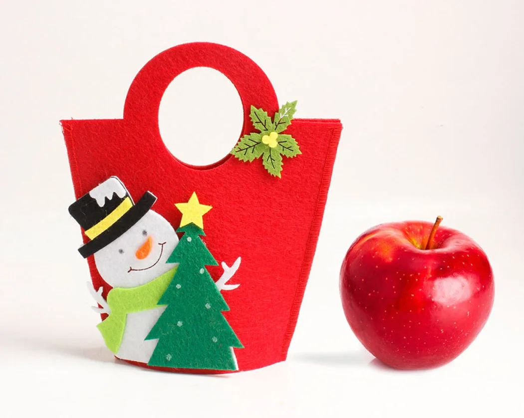 6 шт. Рождественский Подарочный мешок Санта Снеговик Олень Тип рождественское