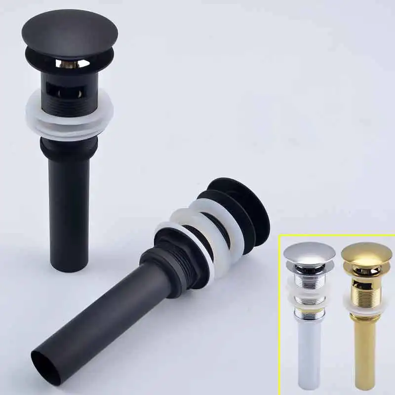 Латунная раковина для ванной комнаты выдвижная с переливным дизайном