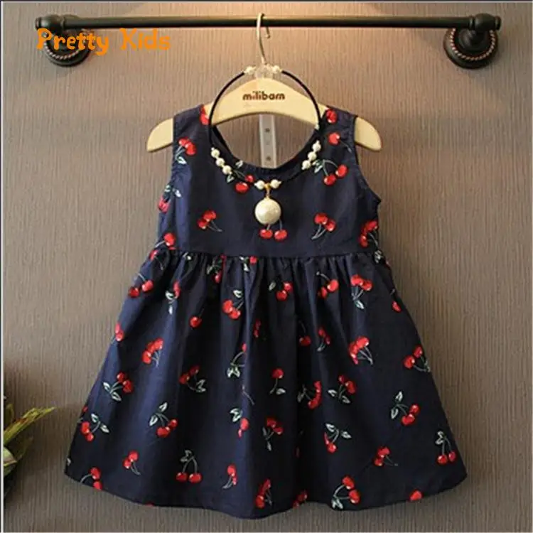 Danmoke 3-11years Baby Girl Dress Clothes Floral Print Girls Summer 2017 Costume Casual | Детская одежда и обувь