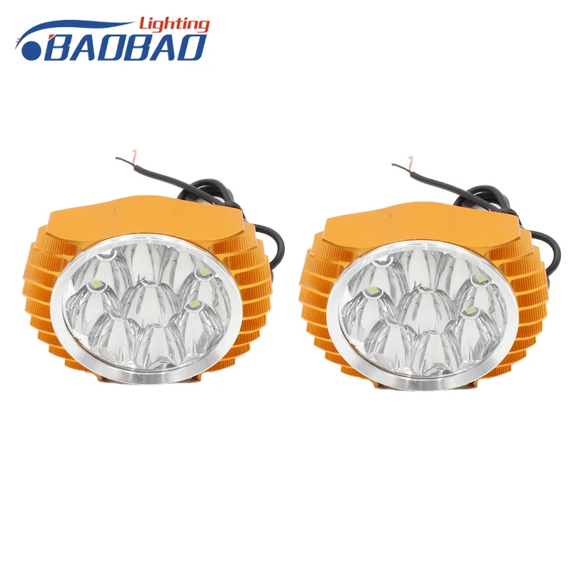 HUJO 1 шт. мотоцикл 9LED налобный фонарь 27 Вт Универсальный Стайлинг