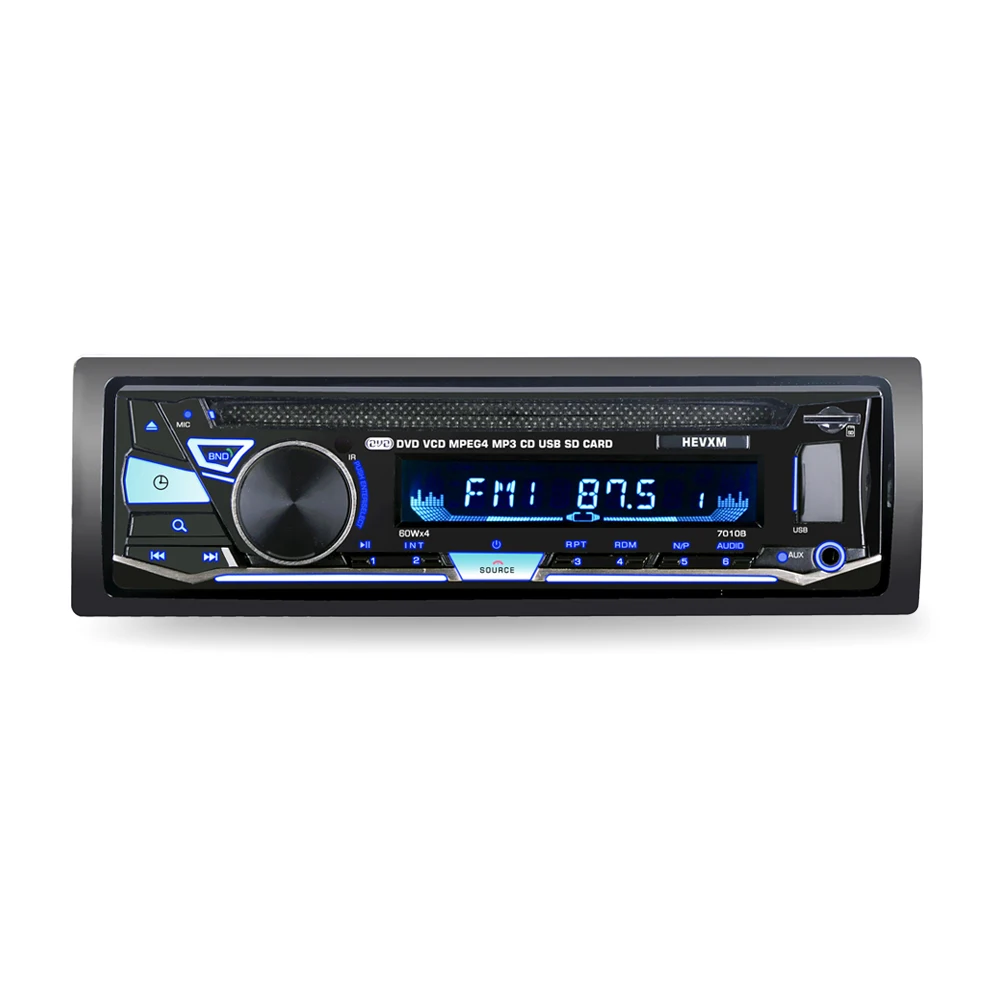 7010B 1din 12В автомобильный DVD плеер Автомобильный аудио CD многофункциональный VCD с