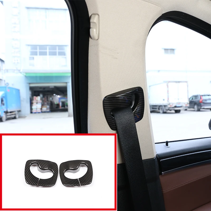 Для BMW 5 Series f10 520 525 2014-2017 2 шт. углеродное волокно стиль ABS ремень безопасности