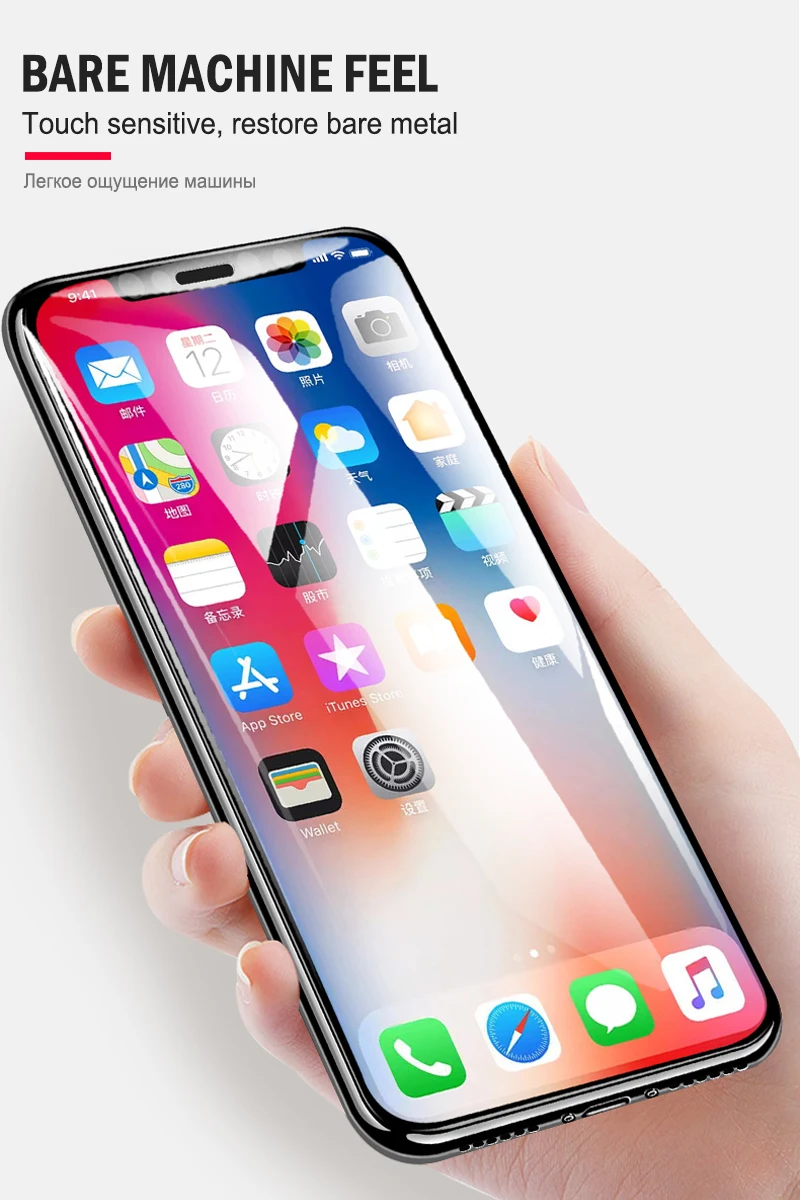 6D изогнутое закаленное стекло для iphone X XS Max XR полное покрытие защита экрана закаленное стекло для Apple iphone X XS Max 9H стекло