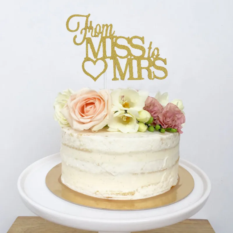 Chicinlife Miss to Mrs баннер воздушный шар торт Топпер для девичвечерние вечеринки