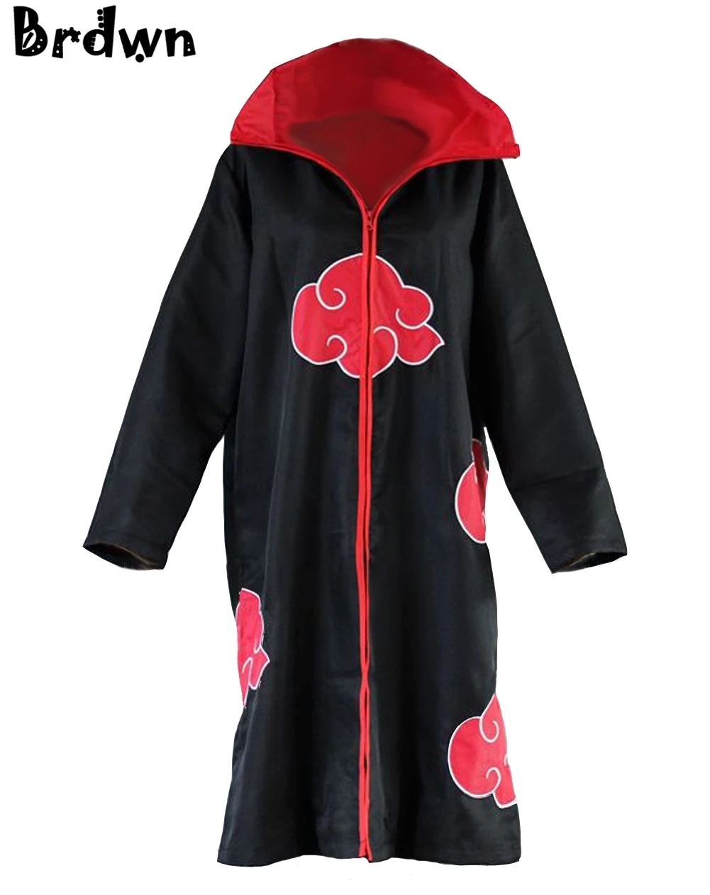 Плащ для косплея Brdwn Naruto Akatsuki Uchiha Itachi Hidan Pein sasori Deidara Konan Red Cloud