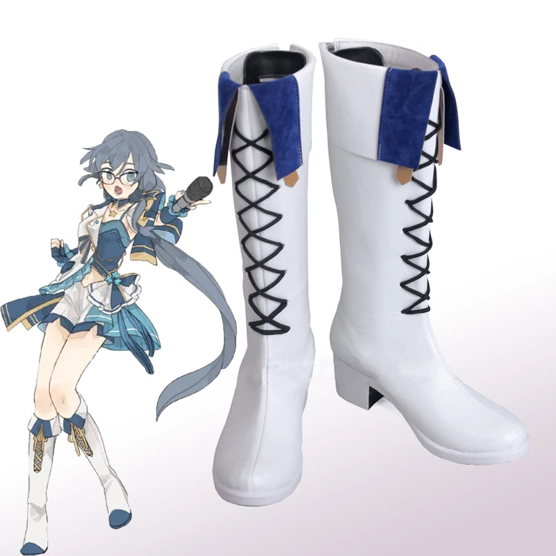 

Game Honkai Impact 3 Cosplay Shoes Boots Fuka Cosplay Shoes Halloween Party Cosplay Costumes Daily Leisure Shoes