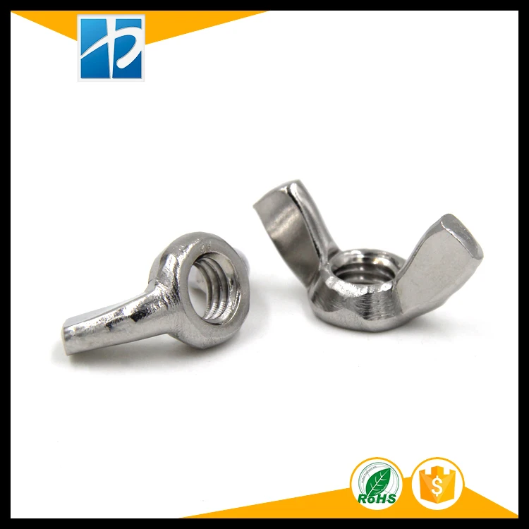 Гайка крыла из нержавеющей стали M4 DIN315 (10 шт.)|wing nut|nut nutstainless steel nuts |