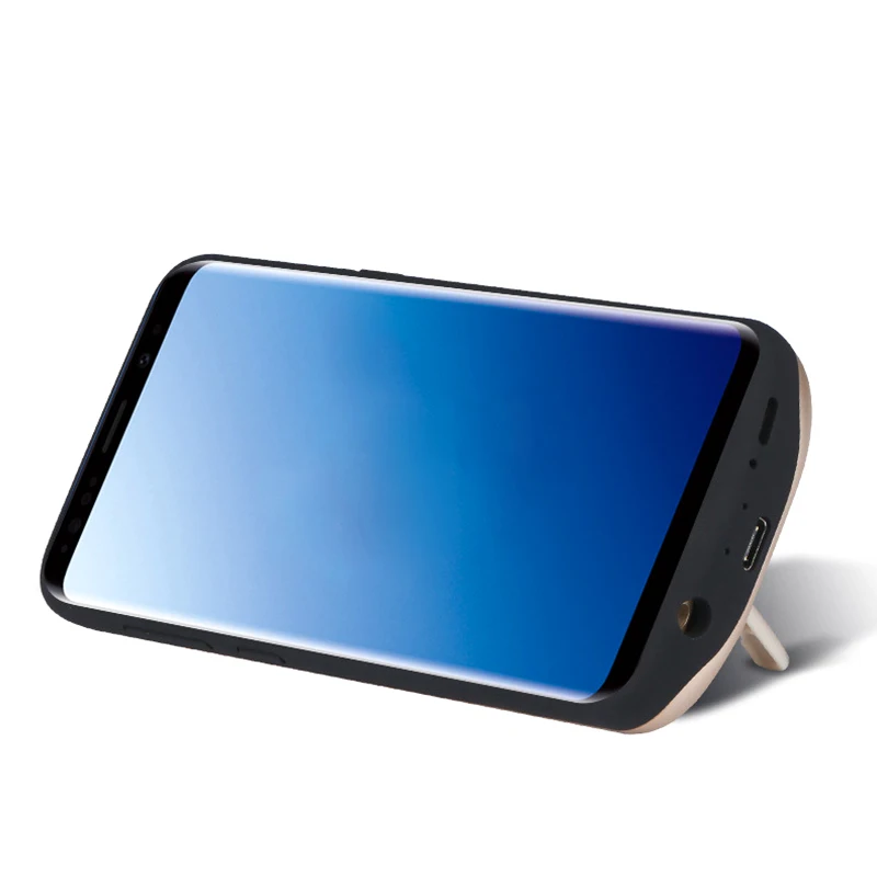 Портативный внешний аккумулятор задняя крышка батарея для Samsung Galaxy S9 Plus зарядное