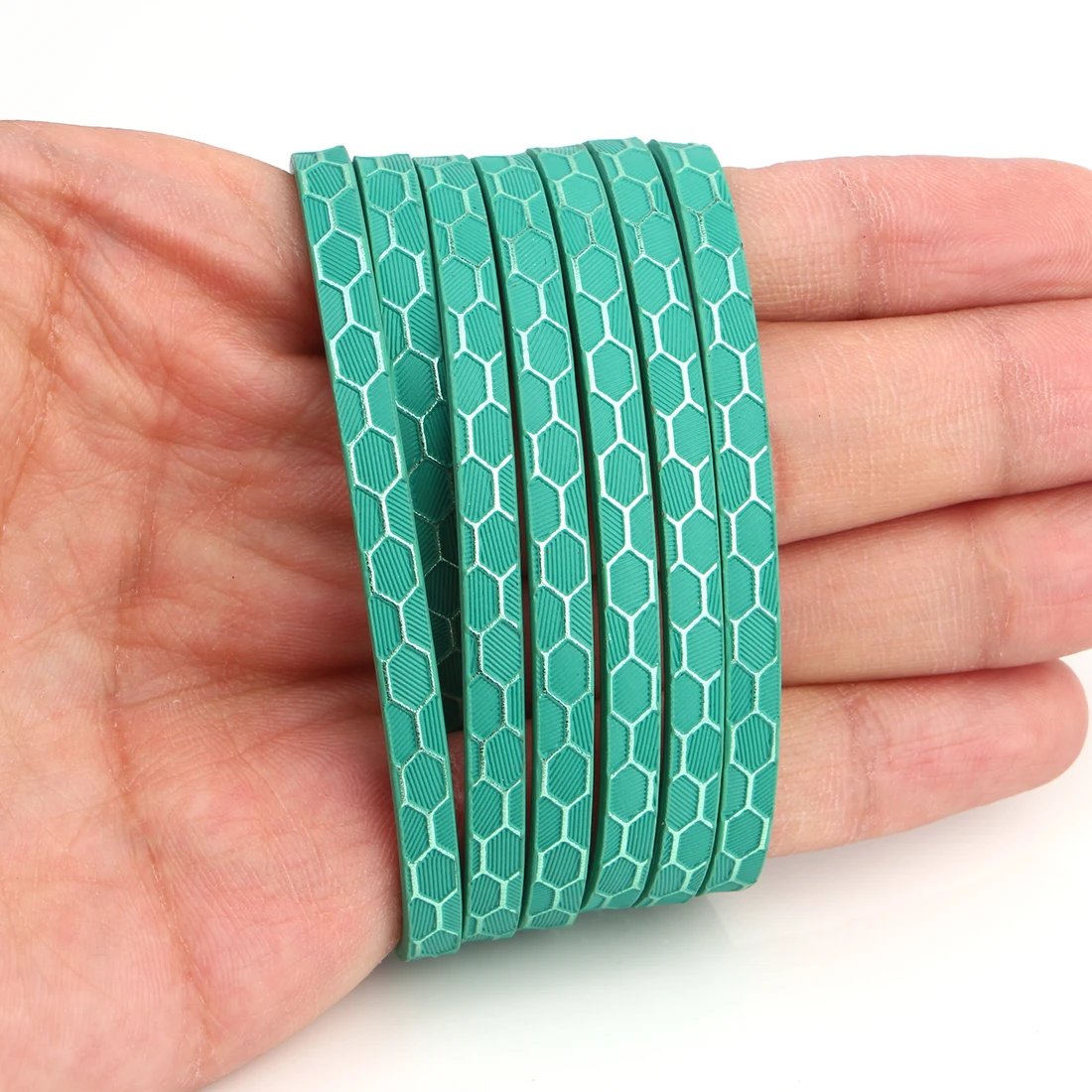 XCHARMS 5MM Flat PU Leather Cord Football Pattern Rope Jewelry Findings Accessories Fashion Making Bracelet Material | Украшения и