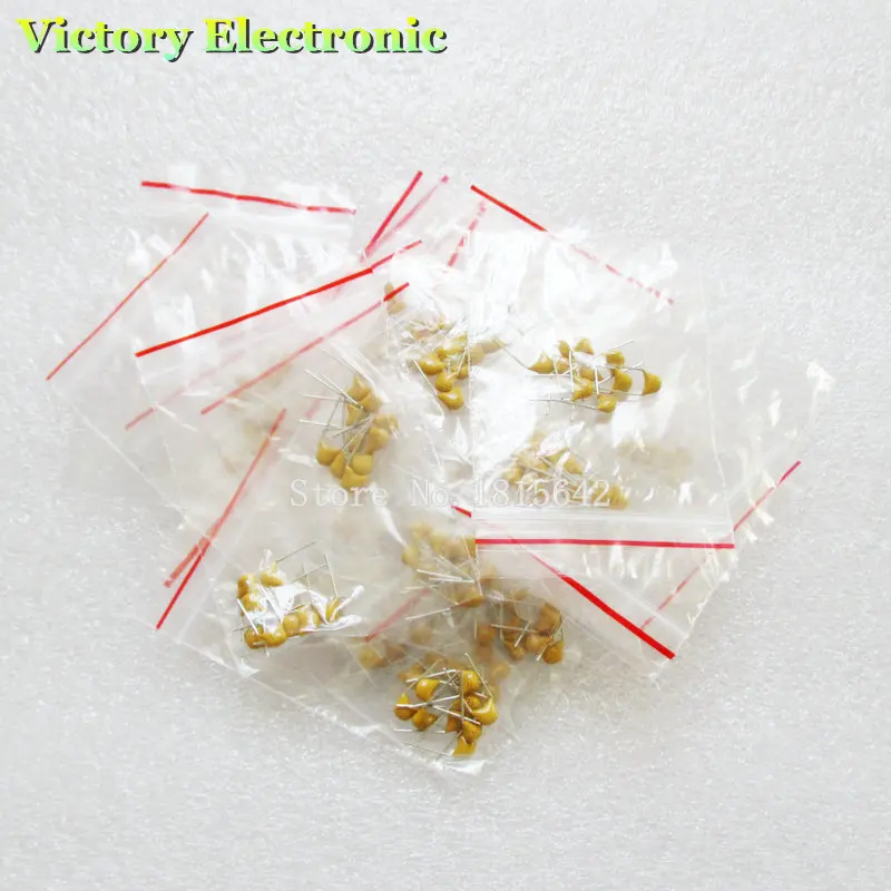20PF-105 (мкФ) 50V 18valuesx10pcs = 180pcs монолитные конденсаторы Монолитные керамические набор