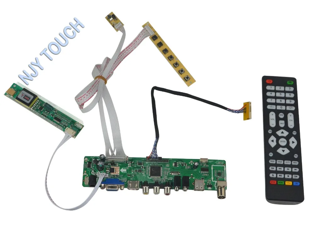 

New Universal HDMI USB AV VGA ATV PC LCD Controller Board CCFL LVDS Monitor Kit for 14.1inch QD14XL07 1024x768