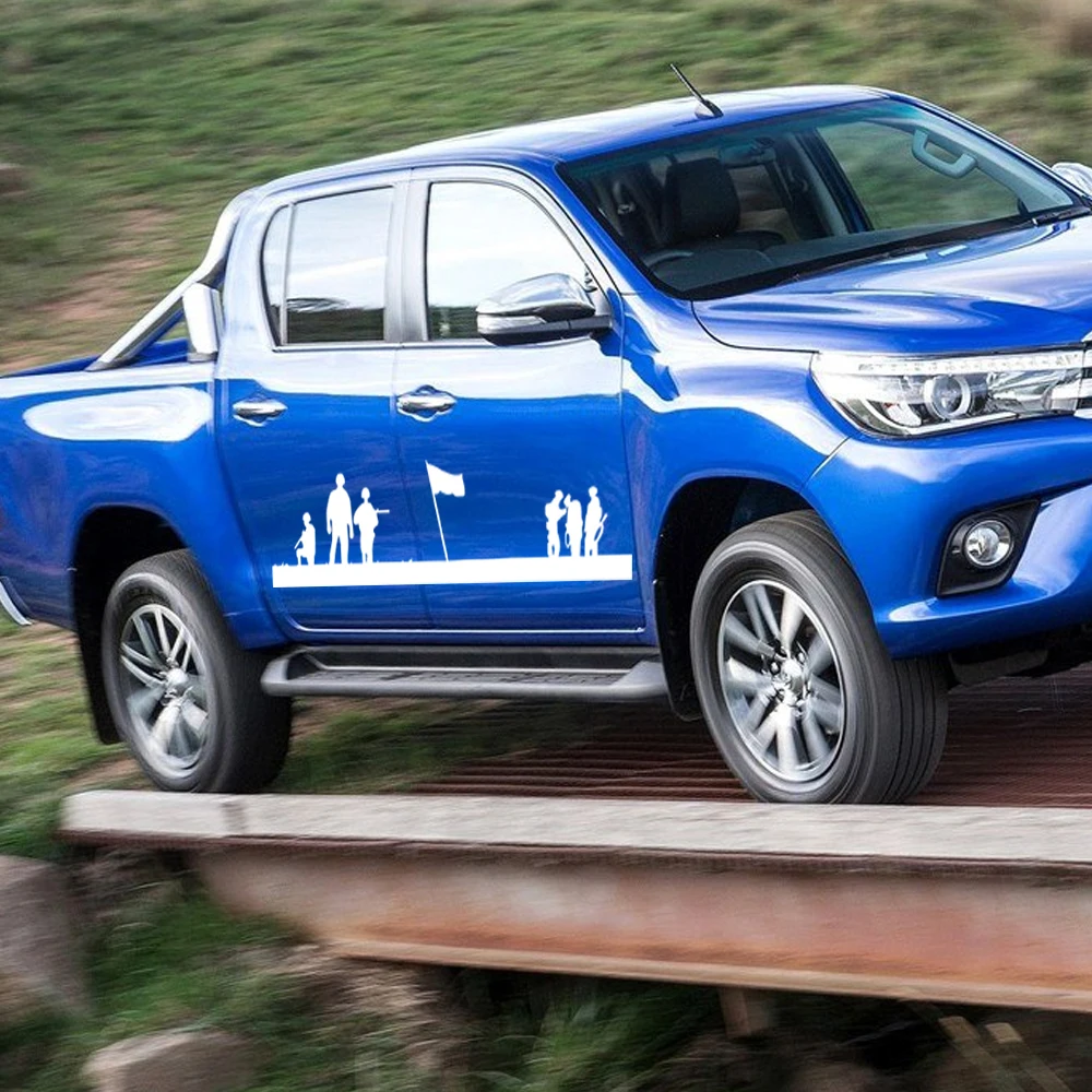 Для Mitsubishi Fiat Fullback Nissan Toyota Side Sport sticker пикап Грузовик Авто боковые дверные наклейки