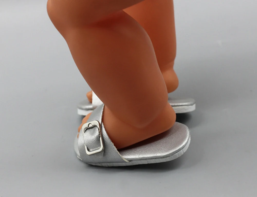 Кукла обувь американская девушка 7 см летние Лоферы 1/3 BJD 43 см born toy мини PU мягкие туфли кукольные аксессуары
