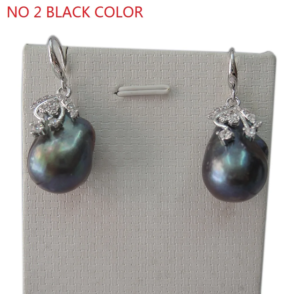 Серьги из натурального пресноводного жемчуга 100% с крючком серебра 925 пробы