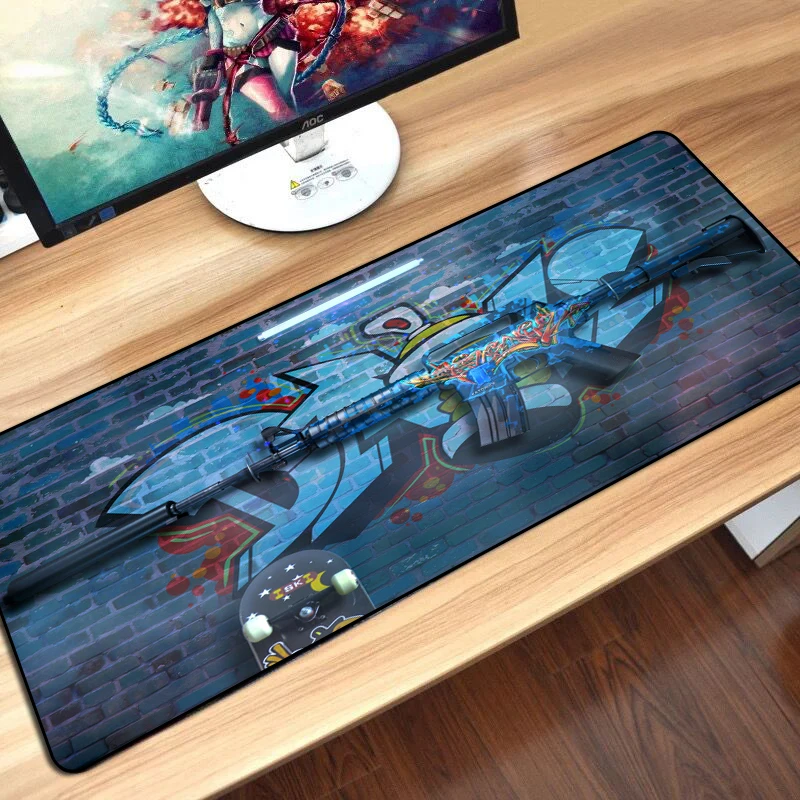 cs go Game Mouse Pad Mouse Pads Mouse Mat Large Stitch Edge Size AWP AK47 Boyfriend Gifts Gamer Big Computer Mousepad Gaming Pad