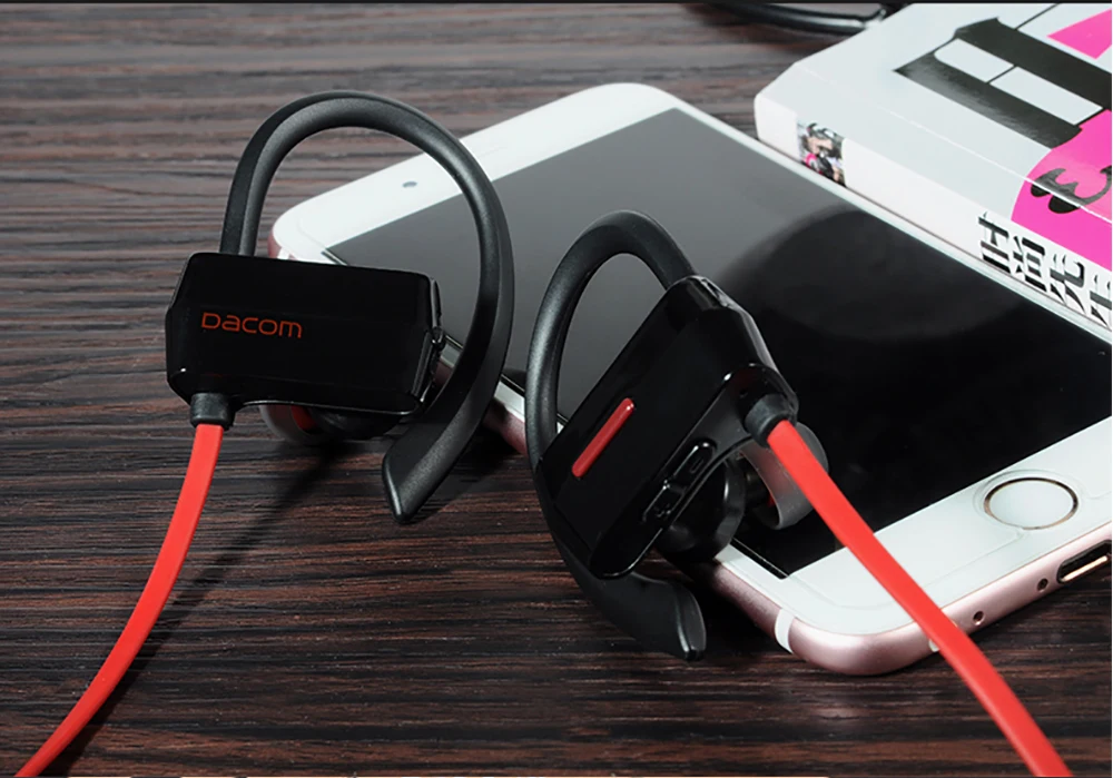 DACOM G18 гарнитура Bluetooth Беспроводной наушники Водонепроницаемый 4 Hands Free barbud Бег