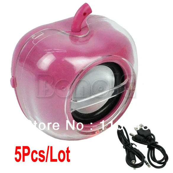 5Pcs/Lot Mini Speaker For Tablet Netbook Computer Sound Box Loudspeaker Rose Red Free Shipping 8957 |