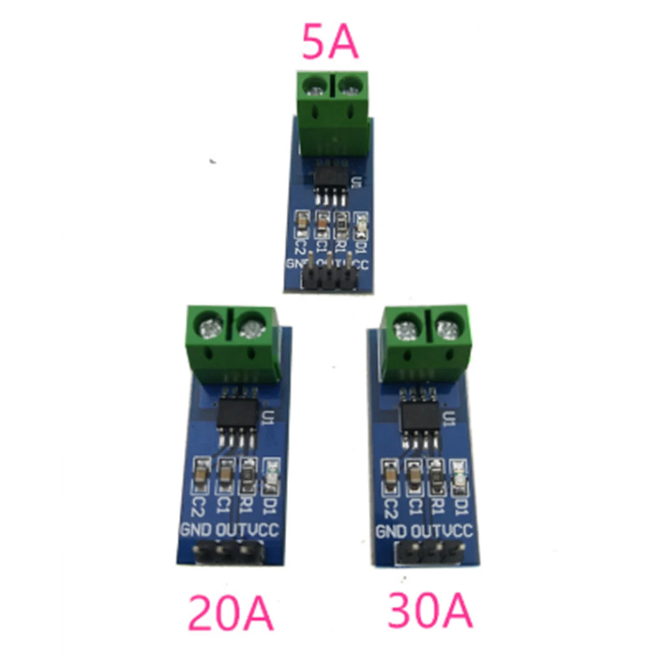 10 шт. ACS712 5A 20A 30A Текущий Модуль датчика Холла модель для arduino|module sensor| |