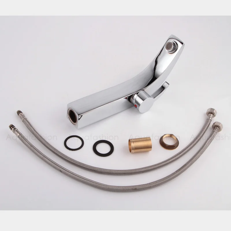 Украшение дома в форме Луны кран для ванной комнаты хромированный раковины