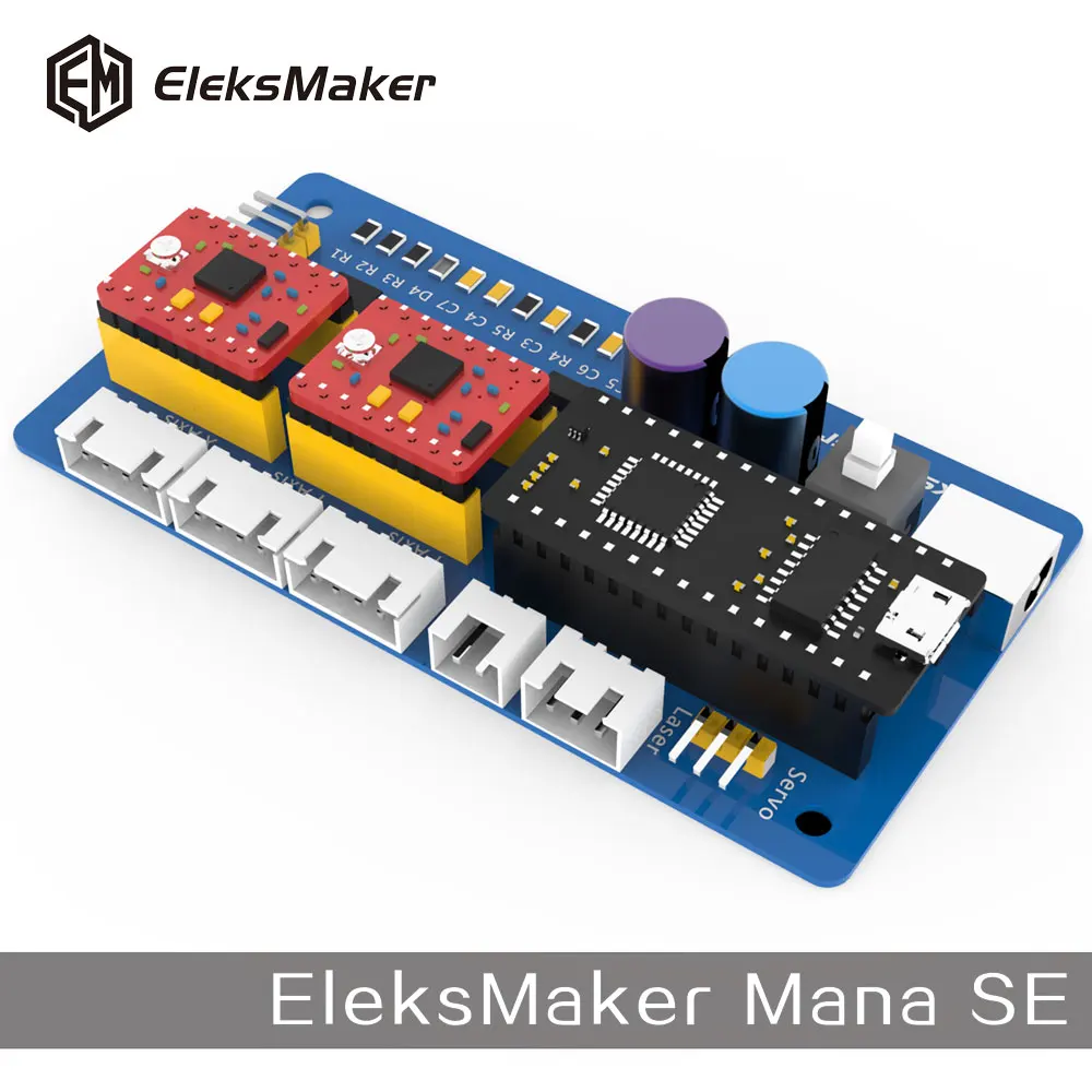EleksMaker Маны SE 2 Оси шагового двигателя привода плата управления для ЧПУ Arduino GRBL/Benbox