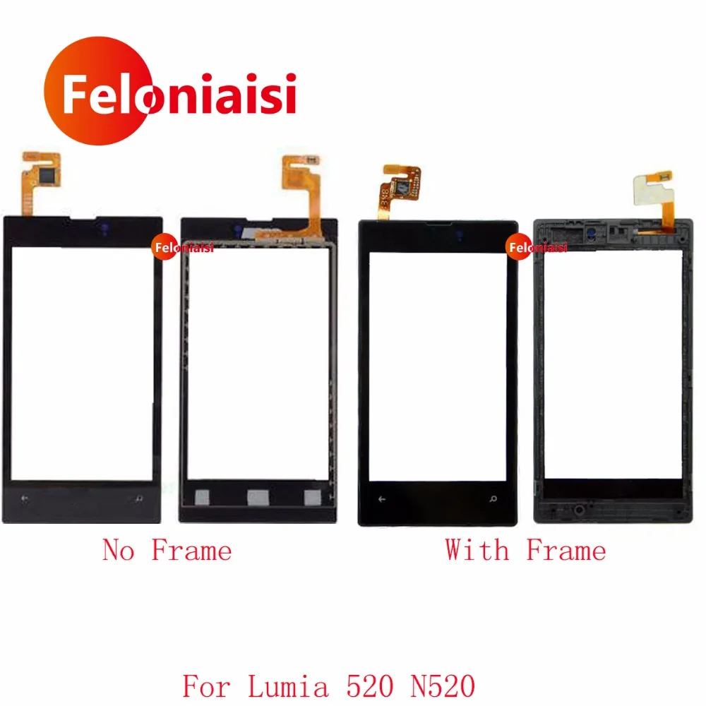 10 шт./лот Высокое качество 4 0 &quotдля Nokia Lumia 520 N520 Сенсорный экран планшета Сенсор