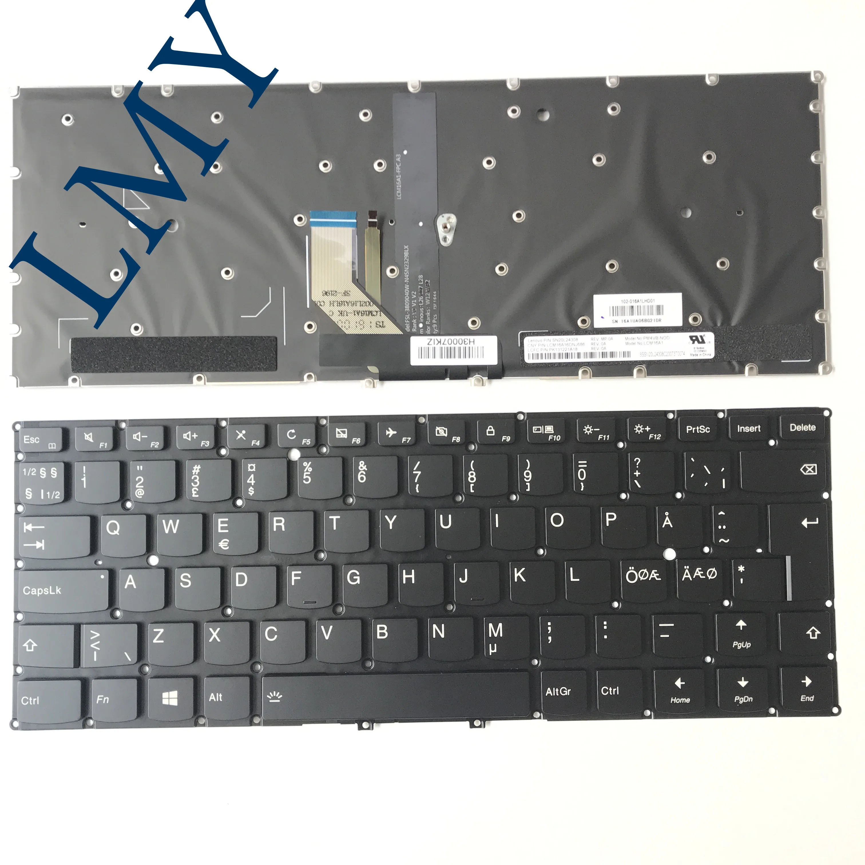 Совершенно новый оригинальный ноутбук EU DN клавиатура для Lenovo Yoga 910-13IKB 5 Pro Тип -DN