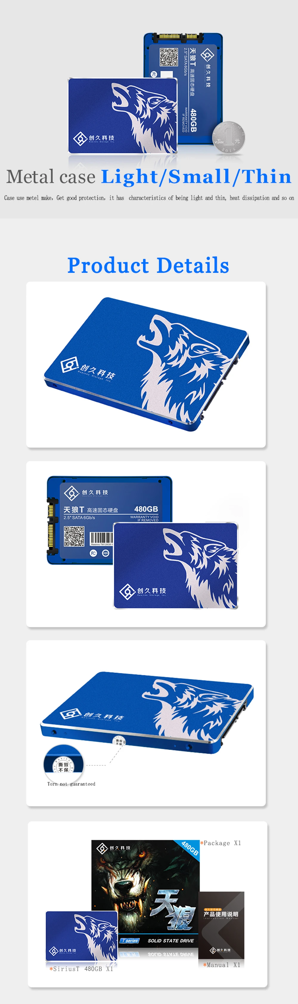 Reeinno ssd жесткий диск 1 ТБ 480GB Внутренний твердотельный накопитель SATA 2.5 for ноутбук высокая скорость до 500 МБ/с./с 240 ГБ для настольного