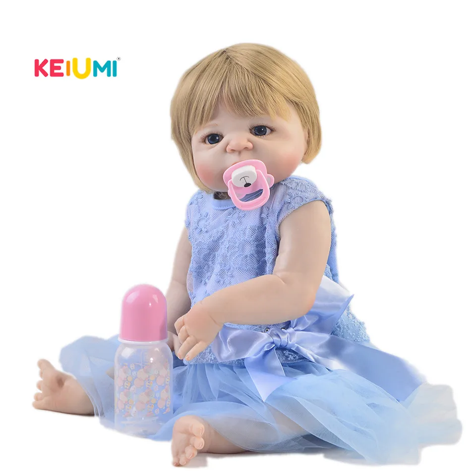 KEIUMI 57 см кукла для новорожденных реалистичные игрушки принцессы модные 23