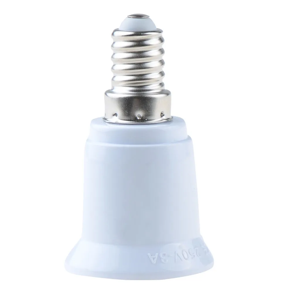

1 Piece E14 to E27 Fireproof Material Lamp Holder Converter Socket Conversion Light Bulb Base Adapter Type
