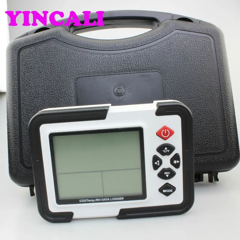 Hot Sale Carbon Dioxide Detector HT-2000 CO2 Monitor Meanwhile Show Temperature Relative Humidity Tester | Инструменты
