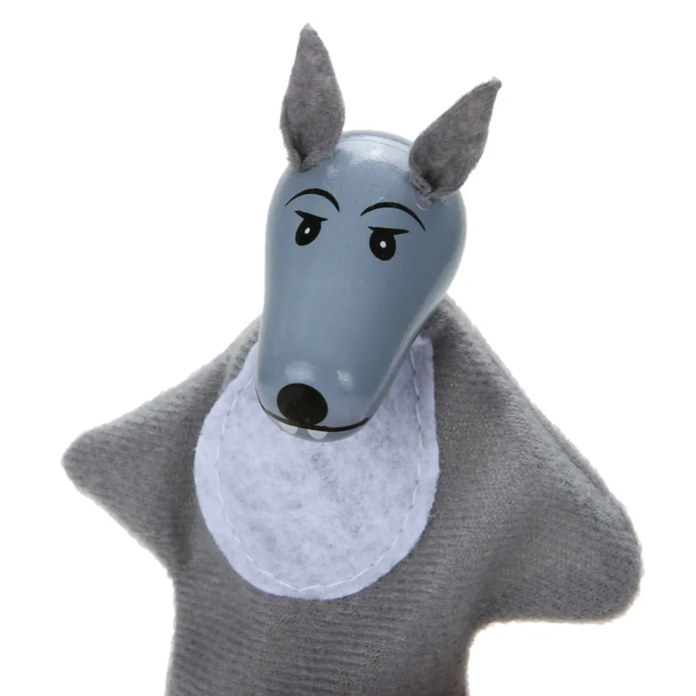 4 шт./компл. детские игрушки пальчиковые куклы плюшевые на руку капюшон