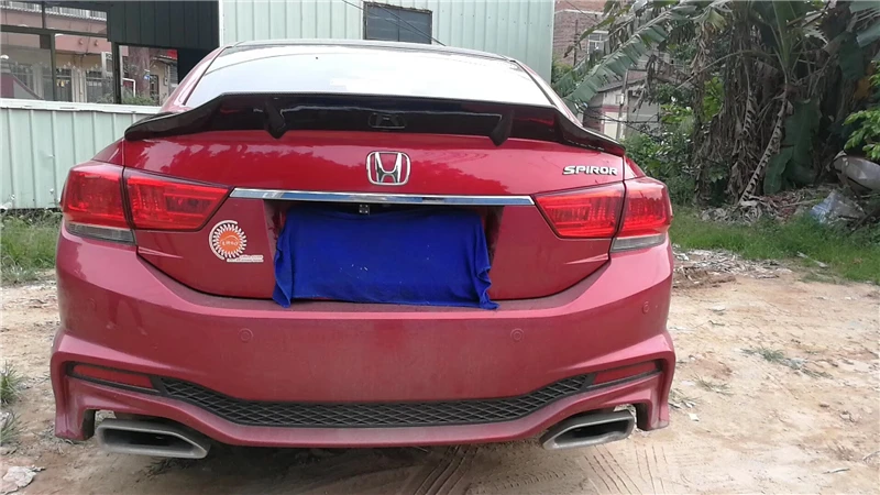 Используется для HONDA Accord евро MK8 спойлер год Глянцевая углеродное волокно/FRP заднее крыло R стиль аксессуары
