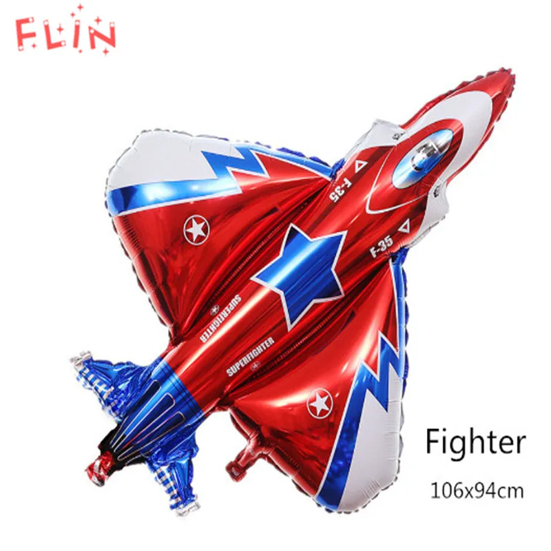 1 шт. с изображением мультяшного автомобиля истребитель шары надувные из фольги