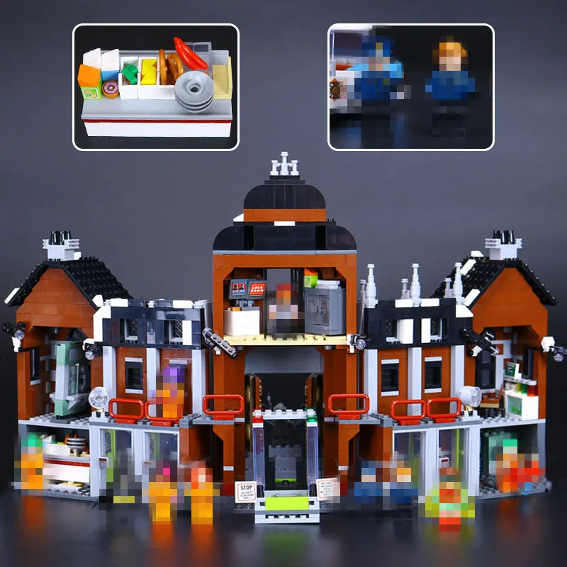 Новинка 07055 оригинальные серии фильмов Бэтмена набор лунного просителя Аркхема