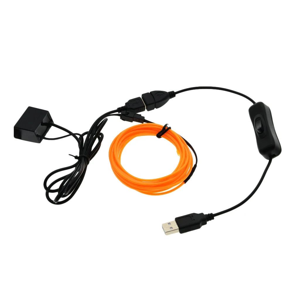 5 в USB el провод с switch ТВ светильник s Танцевальная вечеринка декоративная лампа для