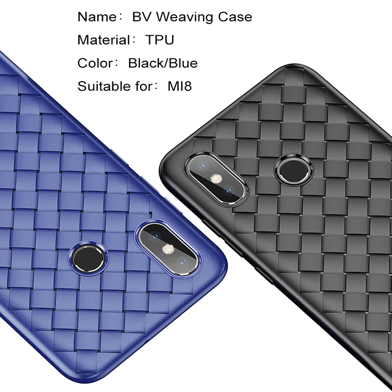 Ультратонкий кожаный чехол с текстурой для Xiaomi Redmi Note 7 6 5 Pro матовый мягкий